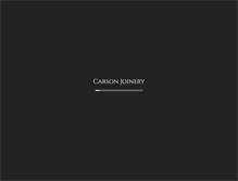 Tablet Screenshot of carsonjoinery.com